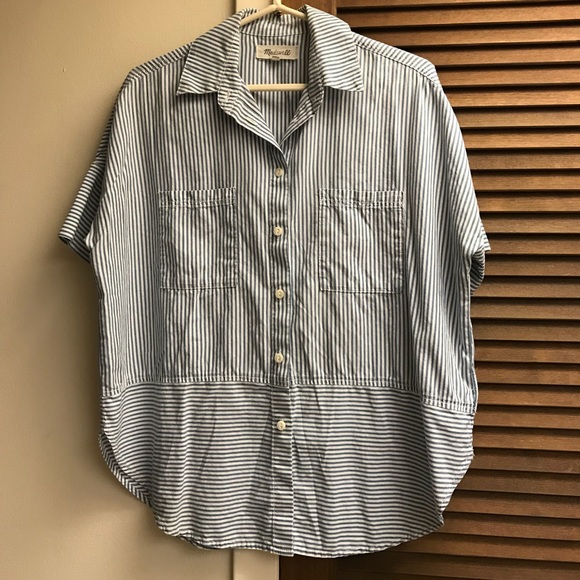 Madewell Tops - Courier Shirt in Stripe Play Size S